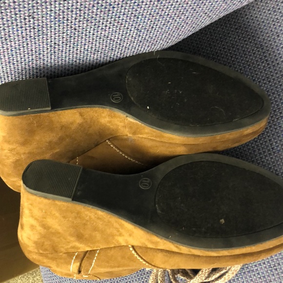Brown wedge shoes - Picture 3 of 3